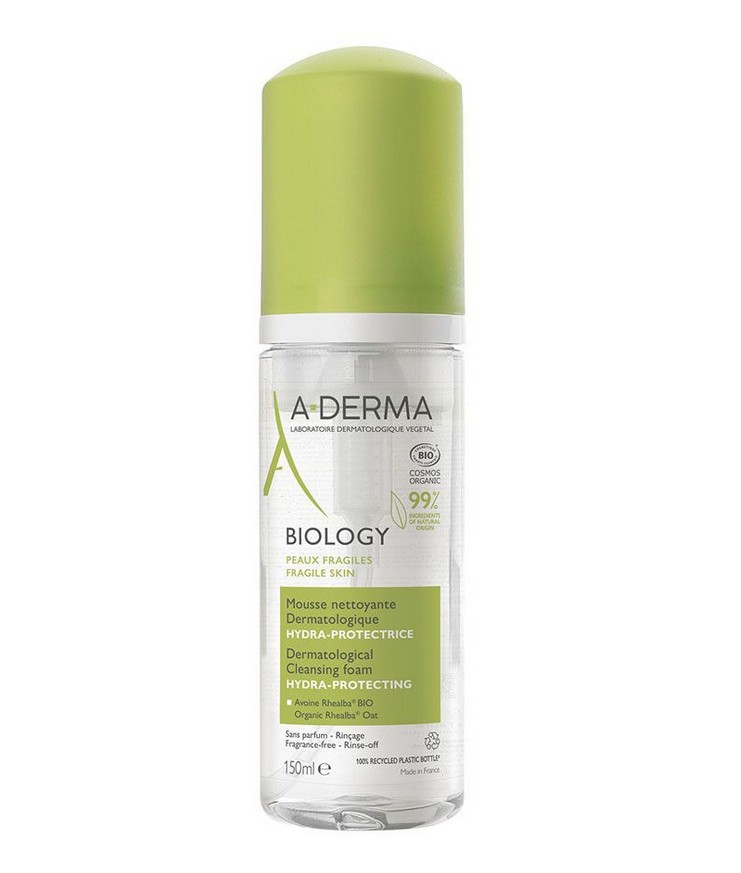 Aderma Biology Mousse Nettoyante Dermatologique 150ml
